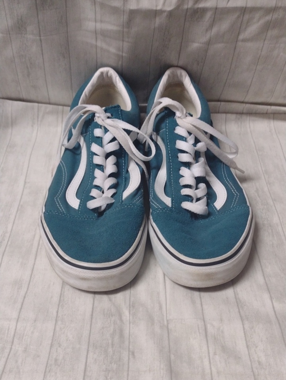 Vans Men's Teal Sneakers (J1077)